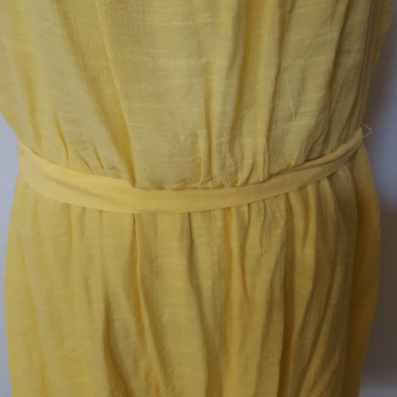 💛 NWOT Canary Yellow Summer Dress💛Size L - Picture 3 of 6